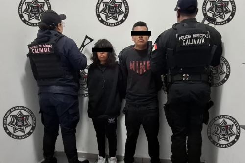 Cae par de ladrones en flagrancia; asaltaban una ferretería en Calimaya